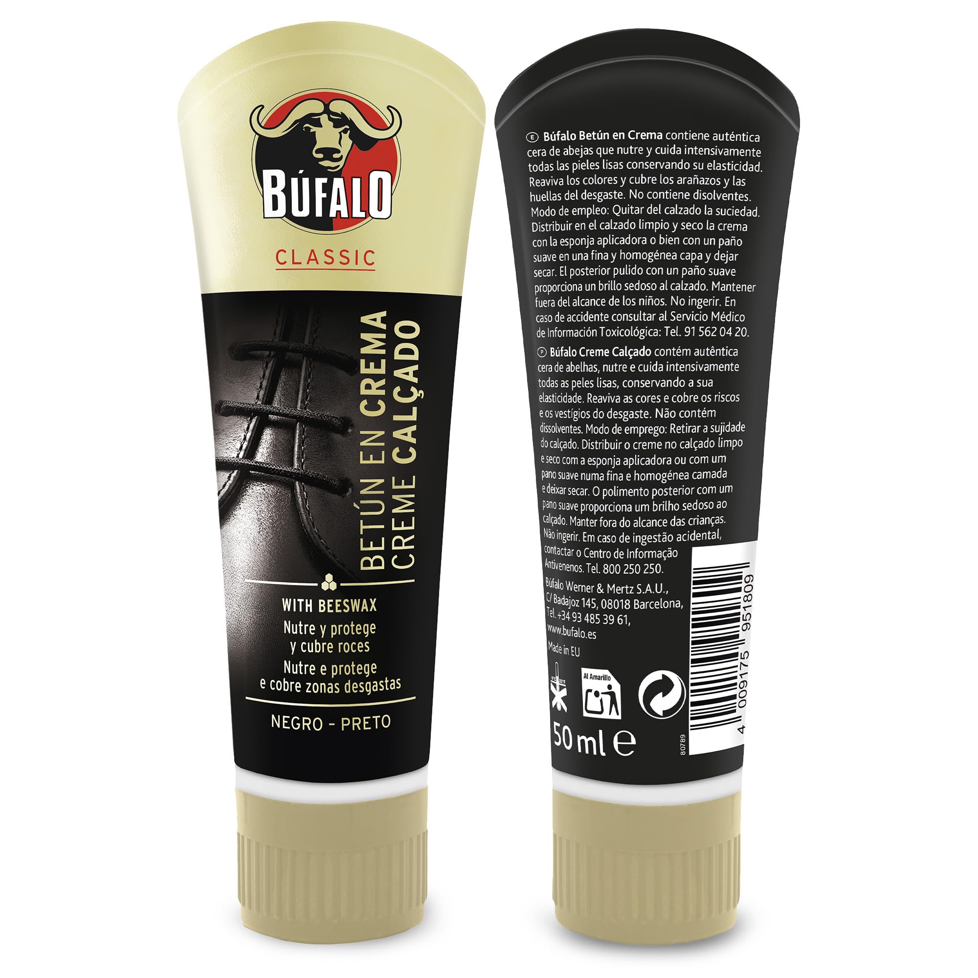 Buffalo Shoe Polish Black (50 